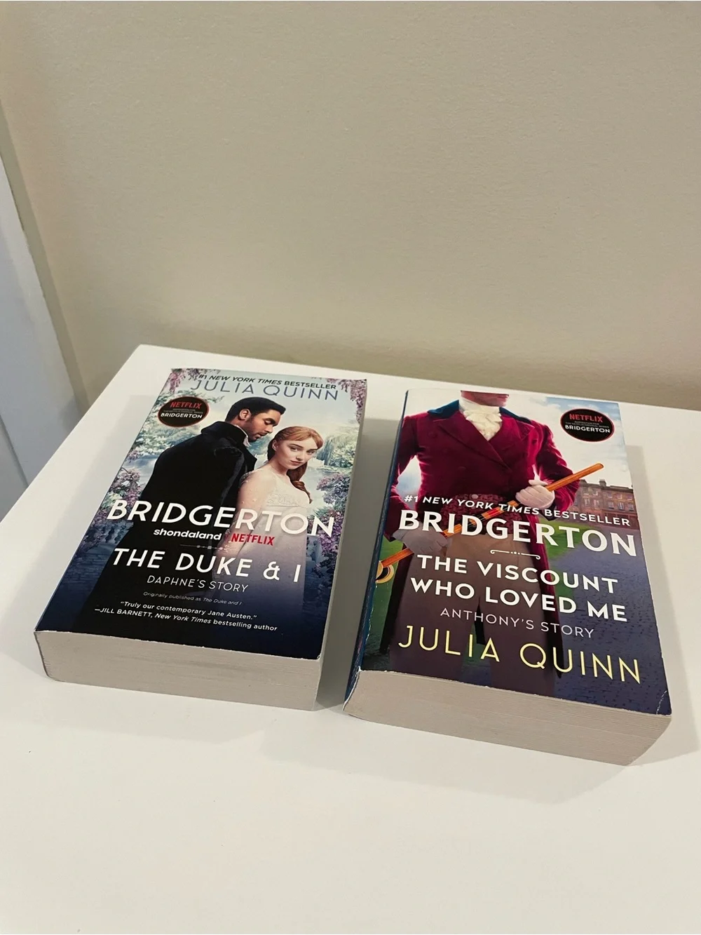 Bridgerton Paperback Book Set - Books 1 & 2